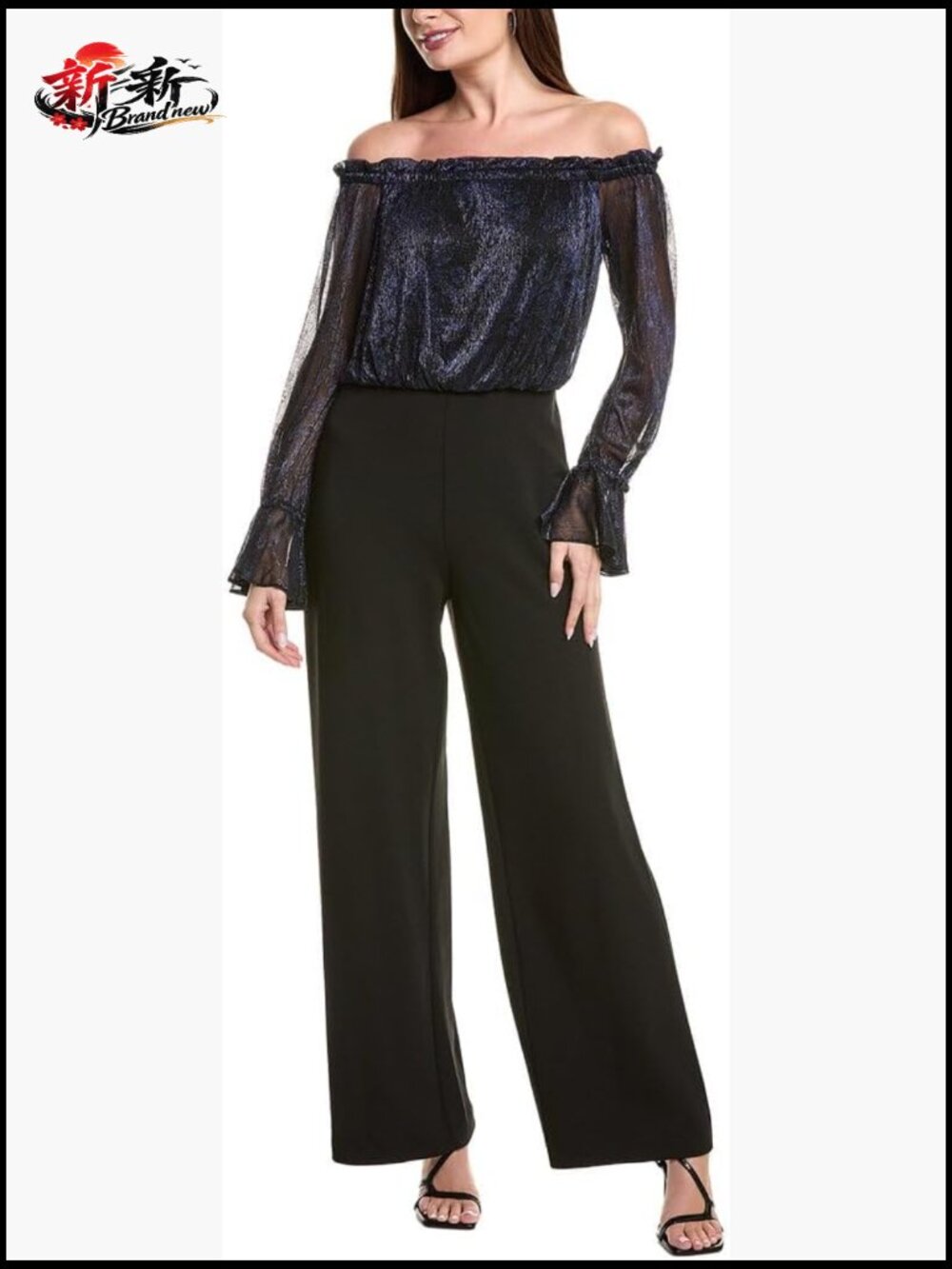 Crinkle Crepe Jumpsuit For Formal Evening Special Occasion